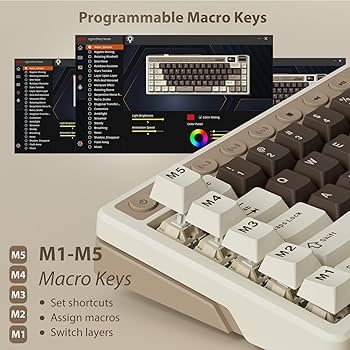 RK M70 メカニカルキーボード 本体 Amazon.com: RK ROYAL KLUDGE M70 Wireless Mechanical Keyboard